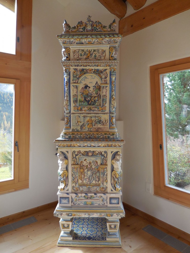 Antiker Kachelofen - Kanton Graubünden