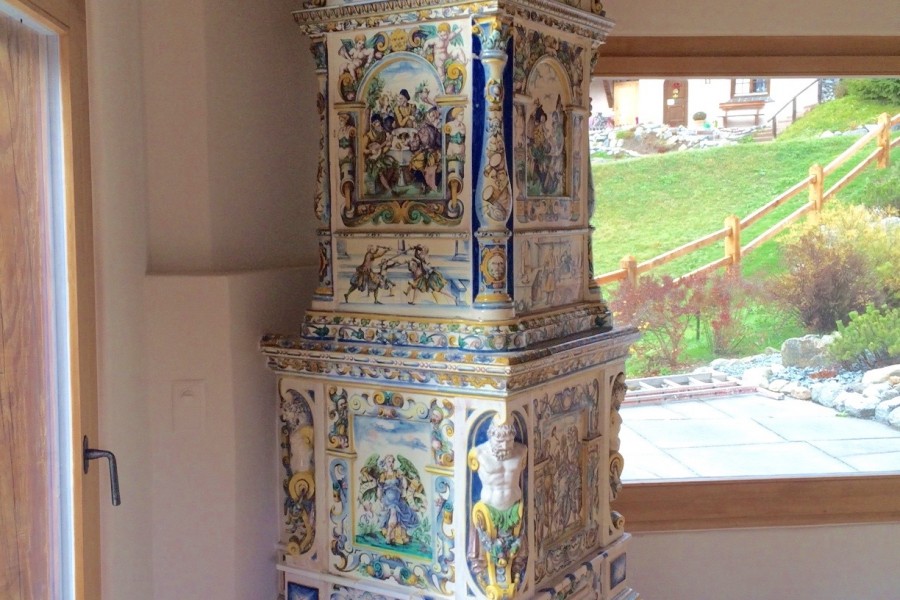 Antike Kachelöfen - Kanton Graubünden