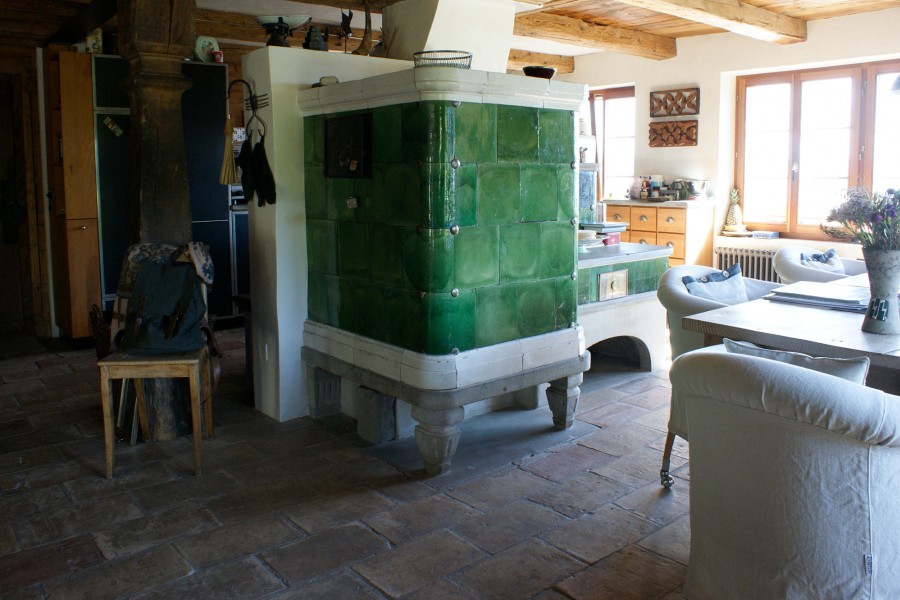 Antiker Kachelofen - Kanton Schwyz