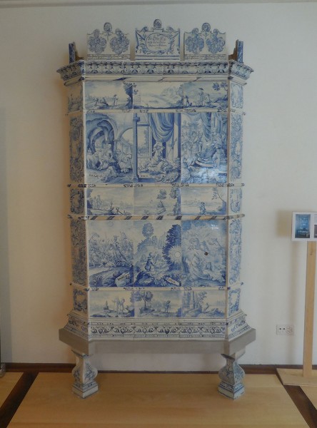 Altes Rathaus Mellingen- Kachelofen aufgebaut und restauriert - Denkmalpflege Kanton Aargau.