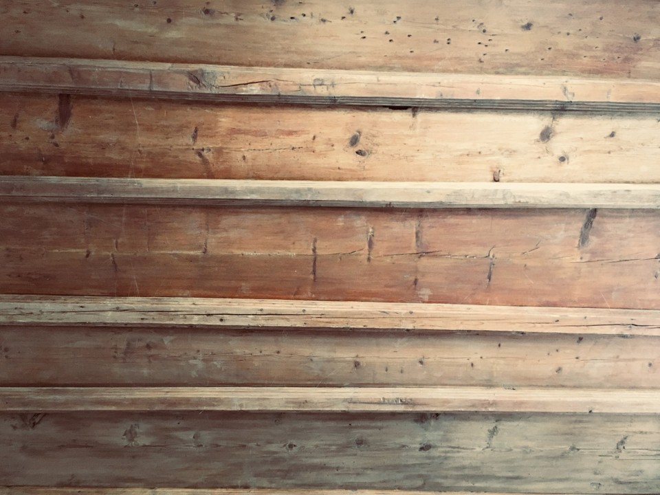 Antike Holzdecke
