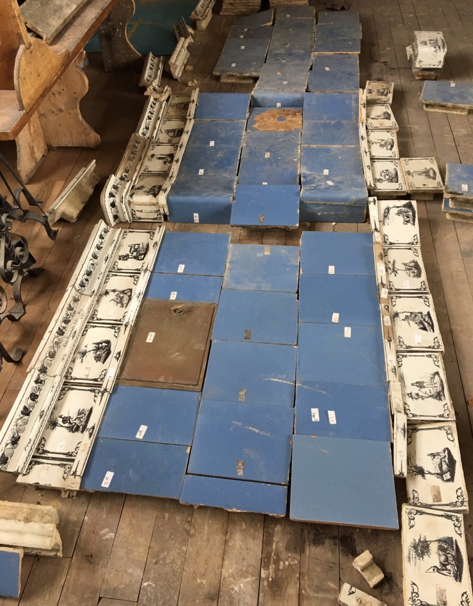 Antiker Kachelofen 18