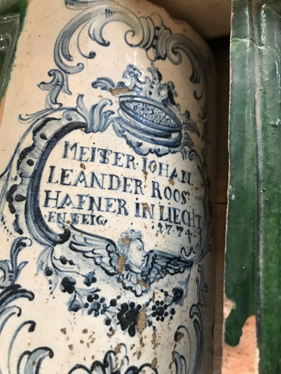 Antiker Kachelofen 10