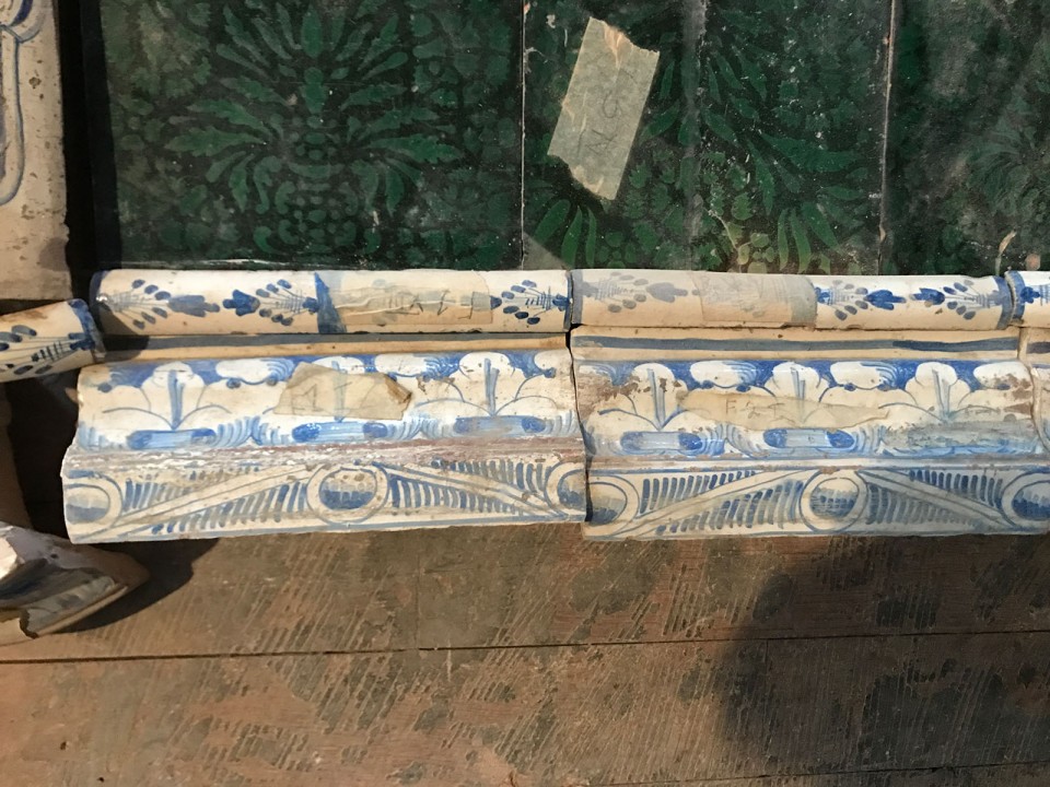 Antiker Kachelofen 13