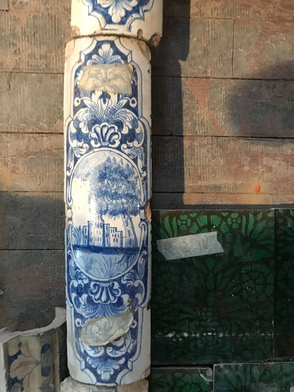 Antiker Kachelofen 13