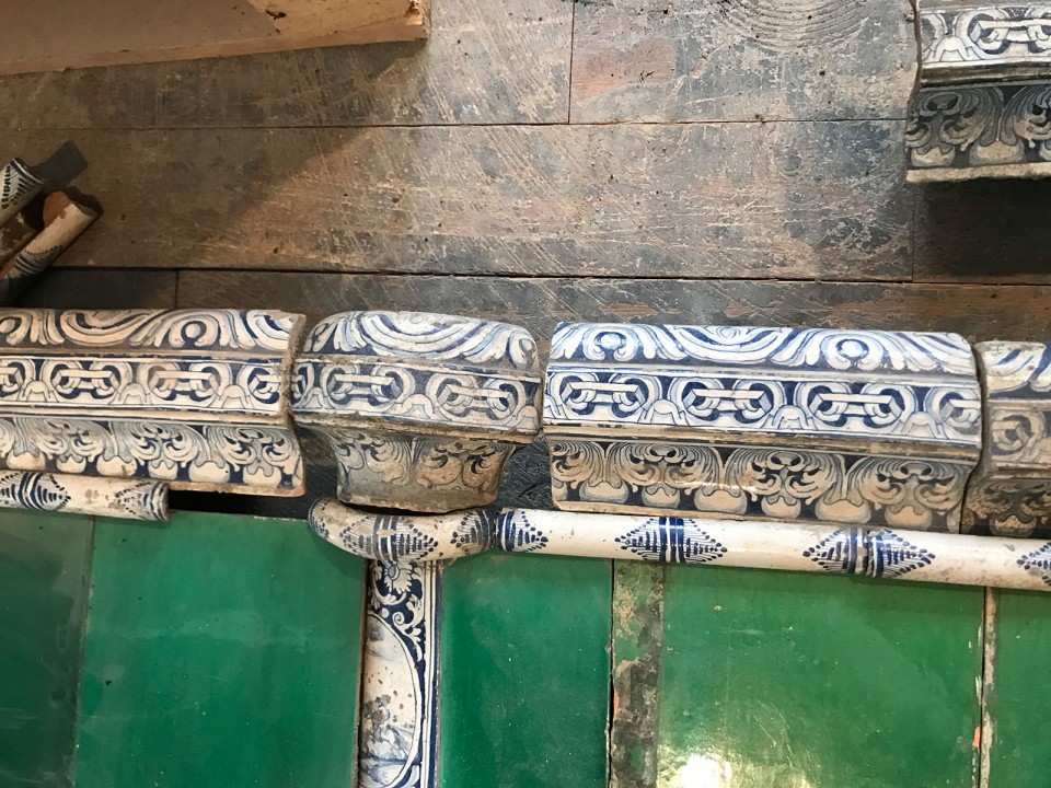 Antiker Kachelofen 14