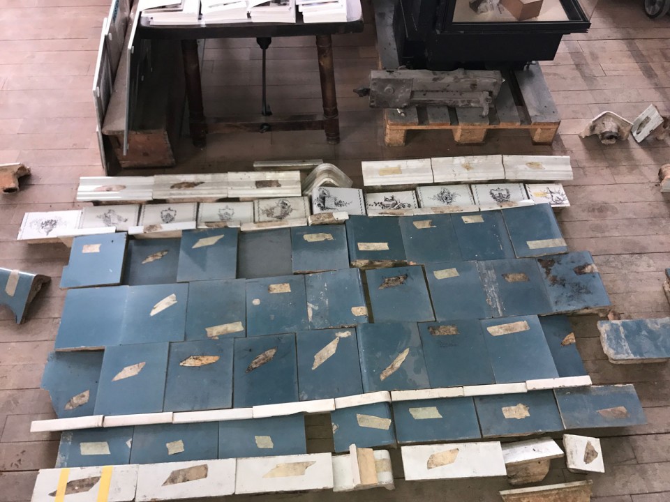 Antiker Kachelofen 15