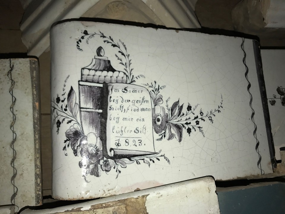 Antiker Kachelofen 15