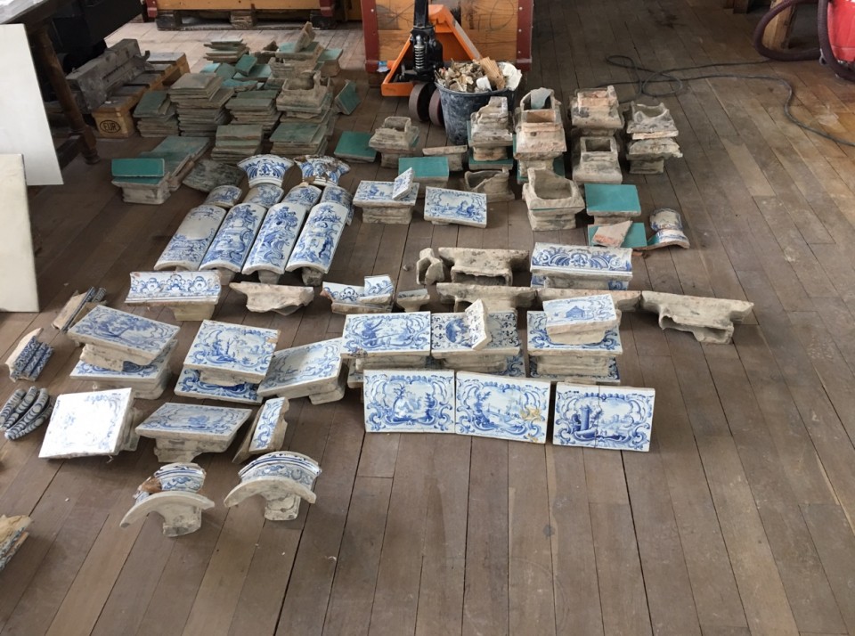 Antiker Kachelofen 17