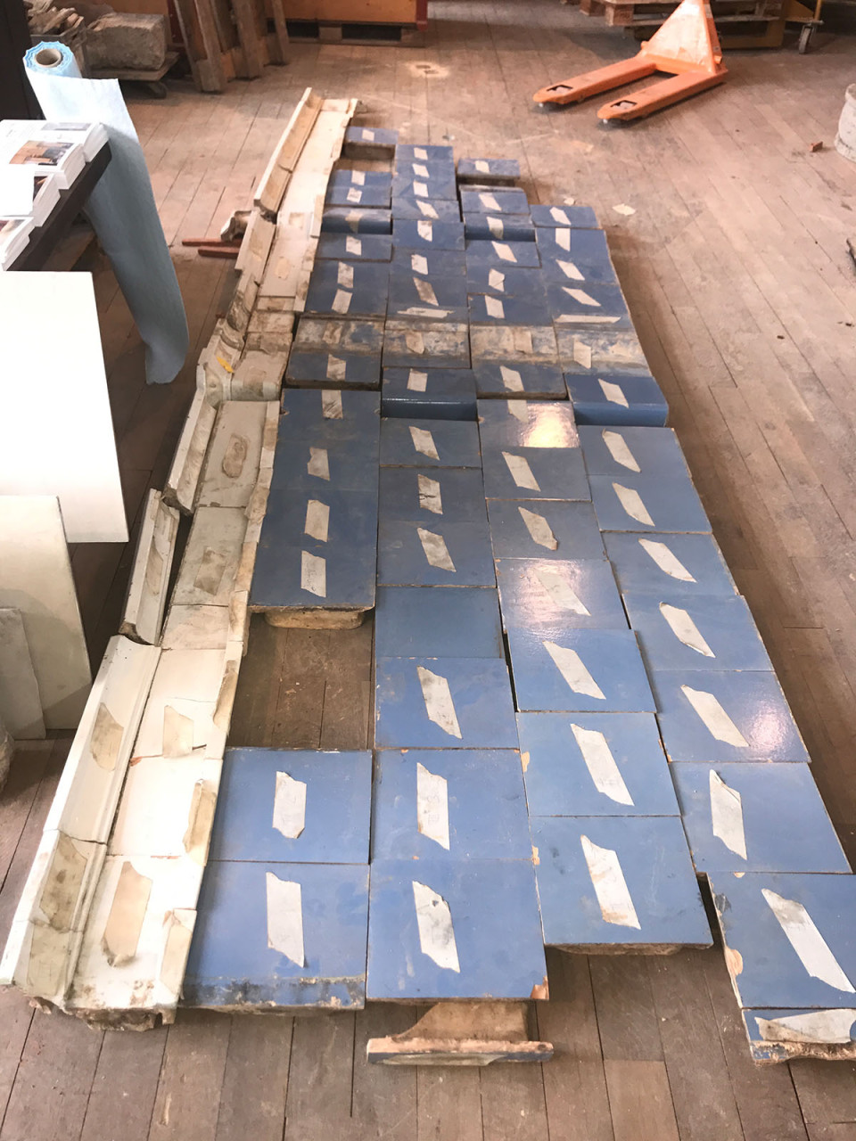 Antiker Kachelofen 11